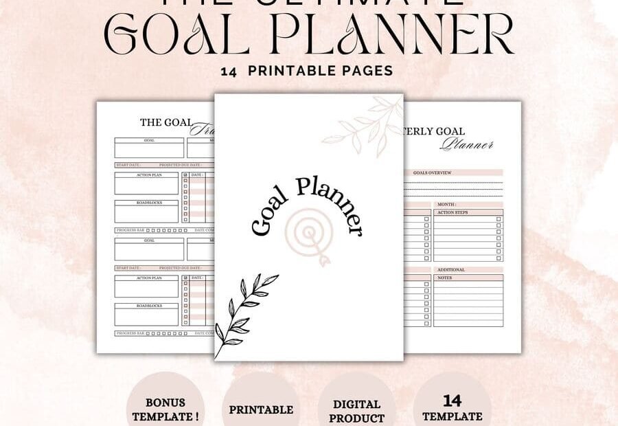 Printable Goal Planner