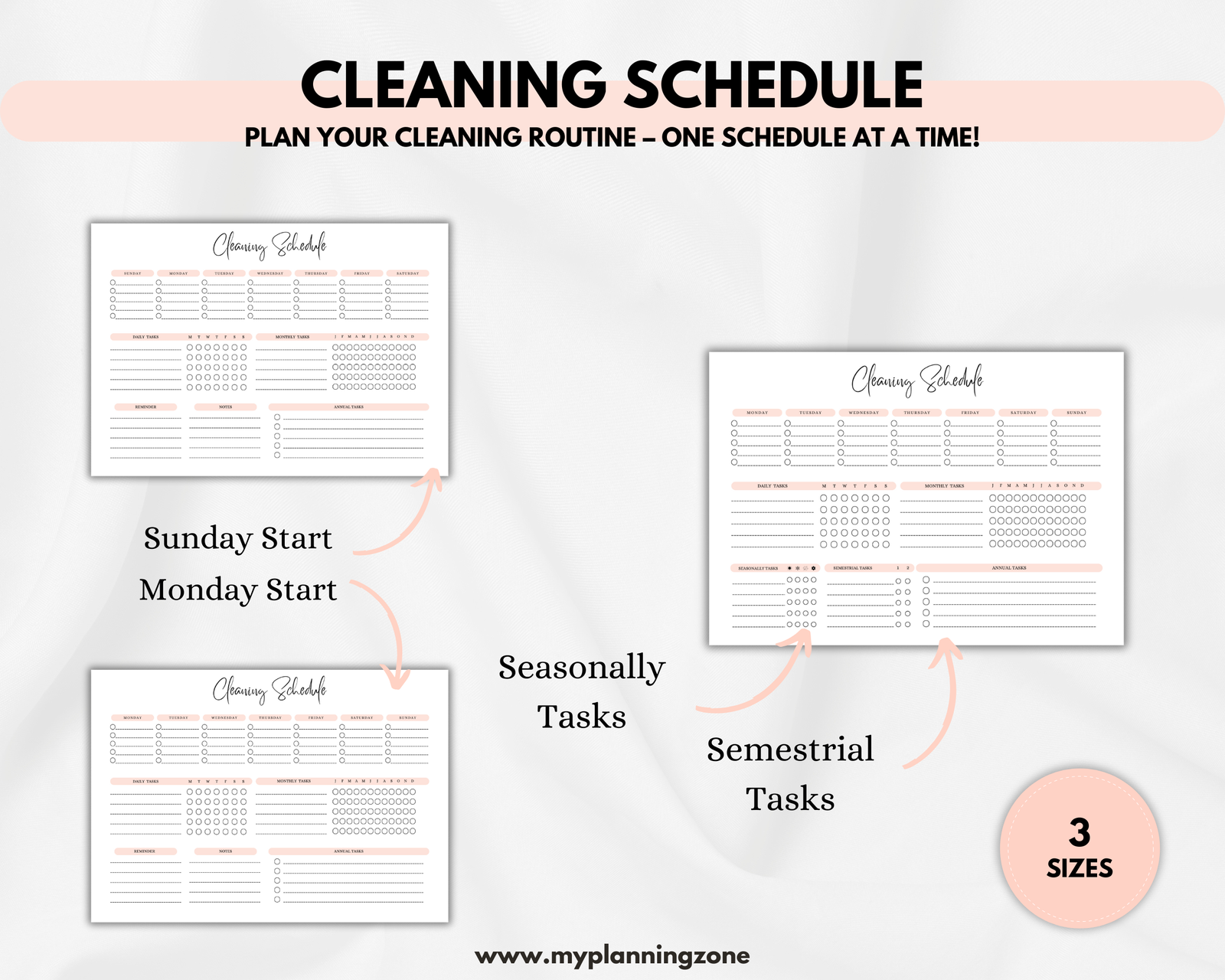 ADHD Cleaning Planner Bundle