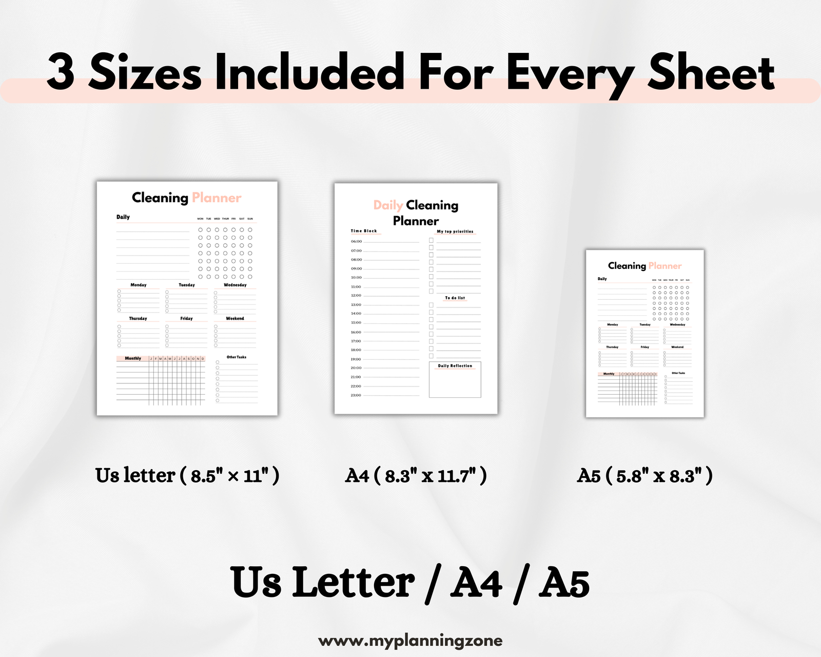 ADHD Cleaning Planner Bundle